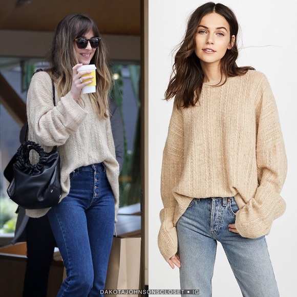 acne cable knit sweater